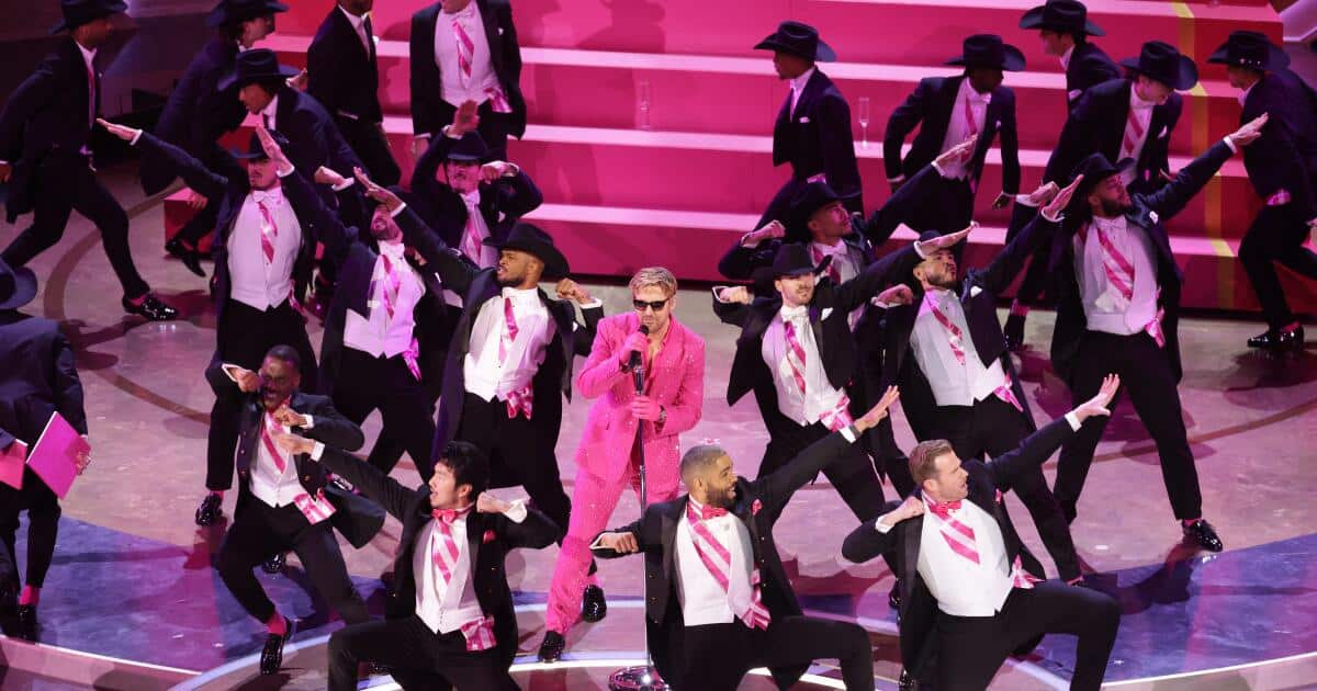 Ryan Gosling, Slash and 65 Kens lead Oscars audience in ‘I’m Just Ken’ singalong