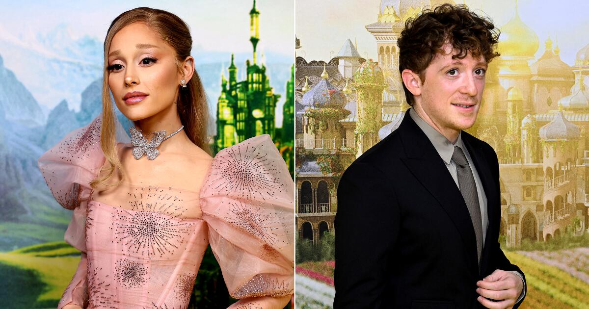 Ariana Grande celebrates romance with co-star Ethan Slater as ‘Wicked’ premieres Down Under